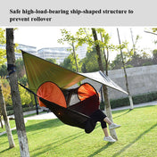 Strut Mosquito Net Hammock Diamond Sunshade Set Outdoor Camping Automatic Quick-Open Anti-Mosquito Hammock Canopy Set(Army Green) Eurekaonline
