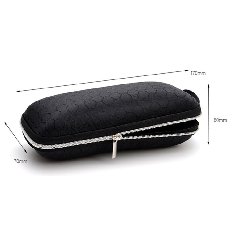 Sunglasses Crush Resistance Zipper Glasses Case Box, Size: 17*7*6cm (Black) Eurekaonline