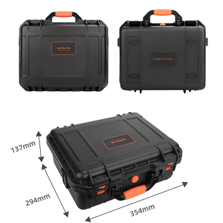 Sunnylife AQX-3 For Mavic Mini / Mini2 / SE Waterproof Safety Box Protective Carrying Case(Black) Eurekaonline