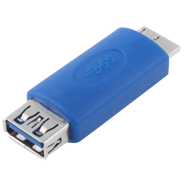 Super Speed USB 3.0 AF to USB 3.0 Micro-B Male Adapter(Blue) Eurekaonline