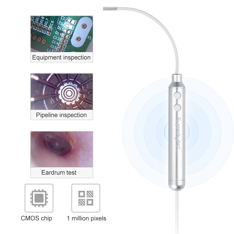 Supereyes Y001 Ear Mite Mouth Electronic Digital Fixed Focus Endoscope Eurekaonline