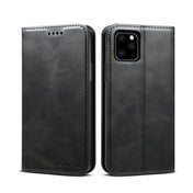 Suteni Calf Texture Horizontal Flip Leather Case with Holder & Card Slots & Wallet for iPhone 11 Pro Max(Black) Eurekaonline