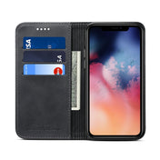 Suteni Calf Texture Horizontal Flip Leather Case with Holder & Card Slots & Wallet for iPhone 11 Pro Max(Black) Eurekaonline