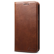 Suteni Calf Texture Horizontal Flip Leather Case with Holder & Card Slots & Wallet for iPhone 11 Pro Max(Brown) Eurekaonline