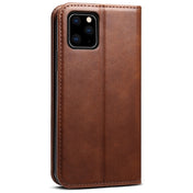 Suteni Calf Texture Horizontal Flip Leather Case with Holder & Card Slots & Wallet for iPhone 11 Pro Max(Brown) Eurekaonline