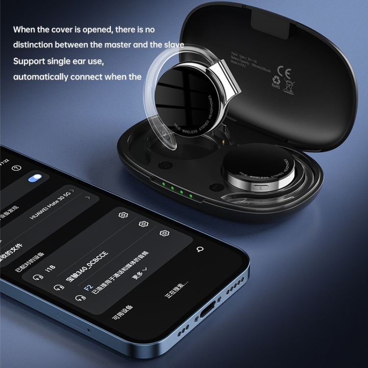 T&G F2 Ear Mount Waterproof Wireless Bluetooth Noise Reduction Earphone(White) Eurekaonline