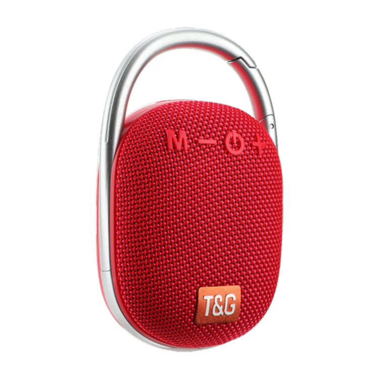 T&G TG321 TWS Portable Wireless Outdoor Mini Speaker with LED Light(Red) Eurekaonline