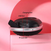 T&G TG321 TWS Portable Wireless Outdoor Mini Speaker with LED Light(Red) Eurekaonline