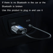 T11 2 In 1 USB Bluetooth 5.0 Transmitter And Receiver Audio Adapter With LCD Screen（Black） Eurekaonline