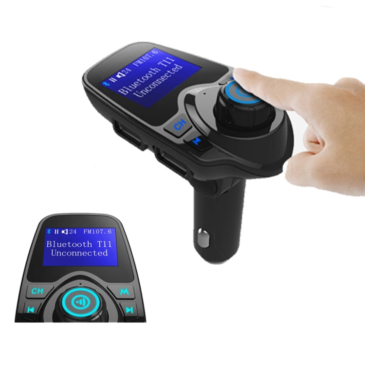 T11 Bluetooth FM Transmitter Car MP3 Player with LED Display