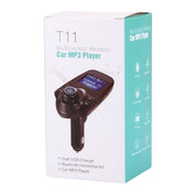 T11 Bluetooth FM Transmitter Car MP3 Player with LED Display, Support Double USB Charge & Handsfree & TF Card & U Disk Music Play Function Eurekaonline