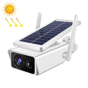 T13-2 1080P HD Solar Powered 2.4GHz WiFi Security Camera with Battery, Support Motion Detection, Night Vision, Two Way Audio, TF Card Eurekaonline