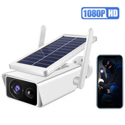 T13-2 1080P HD Solar Powered 2.4GHz WiFi Security Camera without Battery, Support Motion Detection, Night Vision, Two Way Audio, TF Card Eurekaonline