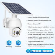 T16 1080P Full HD 4G (EU Version) Network Monitoring Solar Powered Camera, Support PIR + Radar Alarm, Night Vision, Two Way Audio, TF Card Eurekaonline