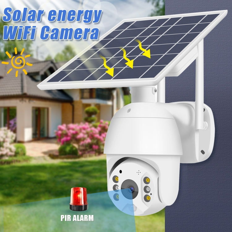 T16 1080P Full HD 4G (EU Version) Network Monitoring Solar Powered Camera, Support PIR + Radar Alarm, Night Vision, Two Way Audio, TF Card Eurekaonline