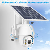 T16 1080P Full HD 4G (EU Version) Network Monitoring Solar Powered Camera, Support PIR + Radar Alarm, Night Vision, Two Way Audio, TF Card Eurekaonline