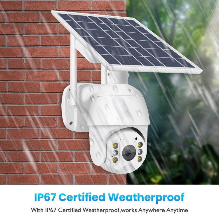 T16 1080P Full HD Solar Powered WiFi Camera, Support PIR Alarm, Night Vision, Two Way Audio, TF Card Eurekaonline