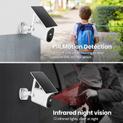 T20 1080P Full HD Solar Powered WiFi Camera, Support Motion Detection, Night Vision, Two Way Audio, TF Card Eurekaonline