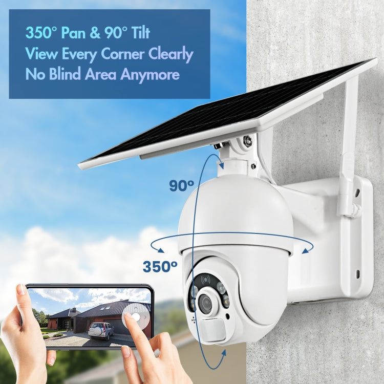 T22 1080P Full HD Solar Powered 4G Network EU Version Camera, Support PIR Alarm, Night Vision, Two Way Audio, TF Card Eurekaonline