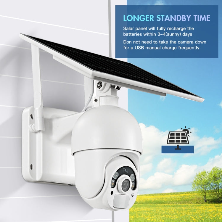 T22 1080P Full HD Solar Powered WiFi Camera, Support PIR Alarm, Night Vision, Two Way Audio, TF Card Eurekaonline