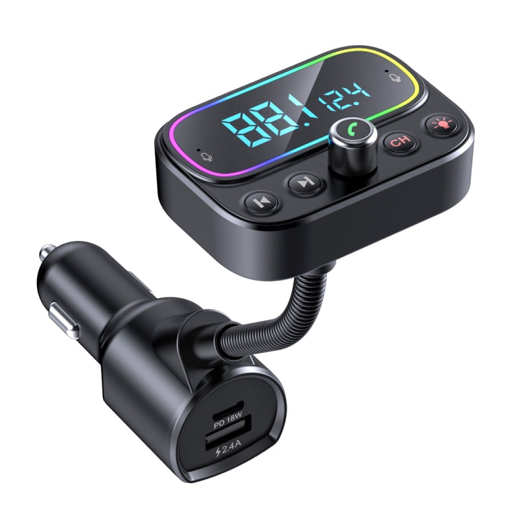 T67 Bluetooth 5.0 Car MP3 Music Player FM Modulator Transmitter Wireless AUX Adapter Hands-free Eurekaonline