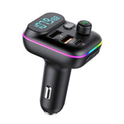 T70 Car MP3 Player FM Transmitter with Bluetooth USB Car Mobile Charger QC3.0 Quick Charge U Disk Music Player FM Modulator Eurekaonline
