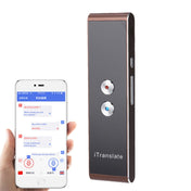 T8 Handheld Pocket Smart Voice Translator Real Time Speech Translation Translator with Dual Mic, Support 33 Languages(Gold) Eurekaonline