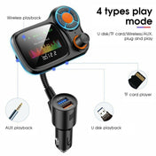 T831 Bluetooth 5.0 Car FM Transmitter Colorful Adapter Car MP3 Player Eurekaonline