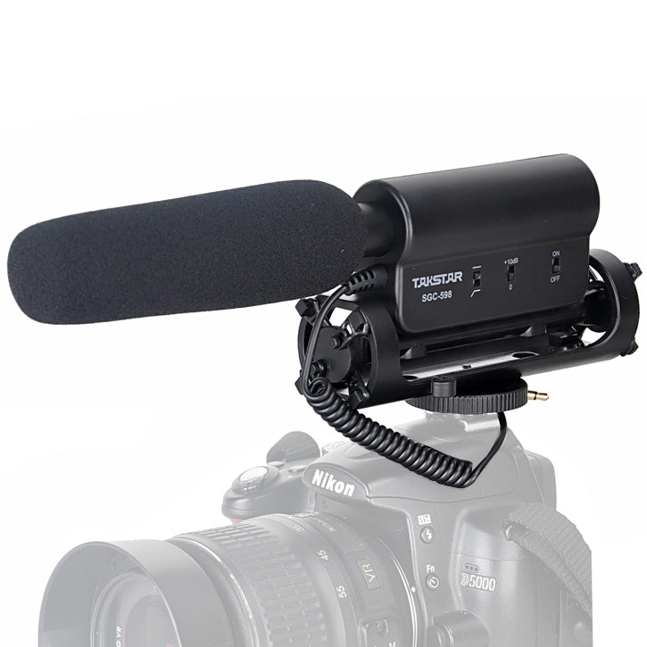 TAKSTAR SGC-598 Professional Photography Interview Dedicated Microphone for DSLR & DV Camcorder Eurekaonline
