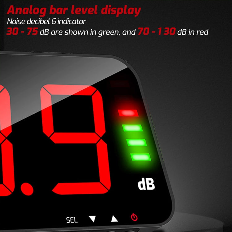 TASI TA653B Large-Screen Noise Meter Wall-Mounted Decibel Meter Eurekaonline