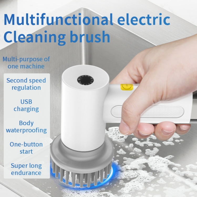 Multifunctional Handheld Cordless Electric Cleaning Brush(Ivory White) –  Eurekaonline