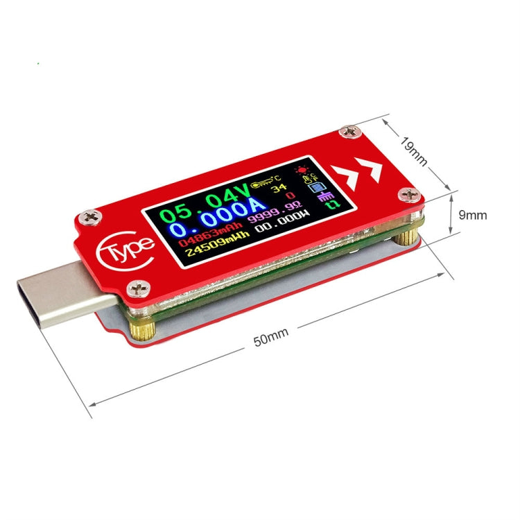 TC64 Color Ccreen PD Fast Charge Detection Type-C Voltage Current Meter Tester Eurekaonline