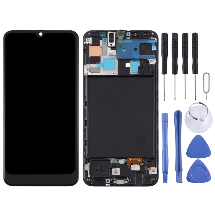 TFT LCD Screen for Samsung Galaxy A50 Digitizer Full Assembly with Frame (Not Supporting Fingerprint Identification)(Black) Eurekaonline
