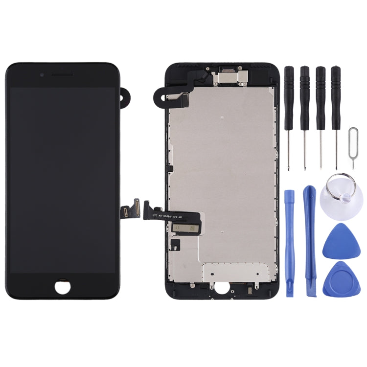 TFT LCD Screen for iPhone 7 Plus with Digitizer Full Assembly include Front Camera (Black) Eurekaonline