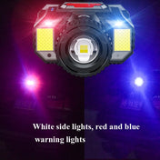 TG-TD009 LED Strong Headlamp Head-Mounted USB Rechargeable Zoom Sensor Headlamp, Colour: White Light Eurekaonline