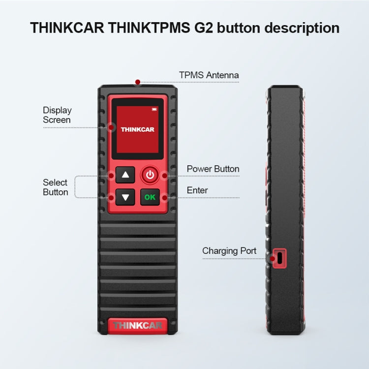 THINKCAR THINKTPMSG2 Car Tire Pressure Inspection Tool Reading Learning Sensor Activator Programming Eurekaonline