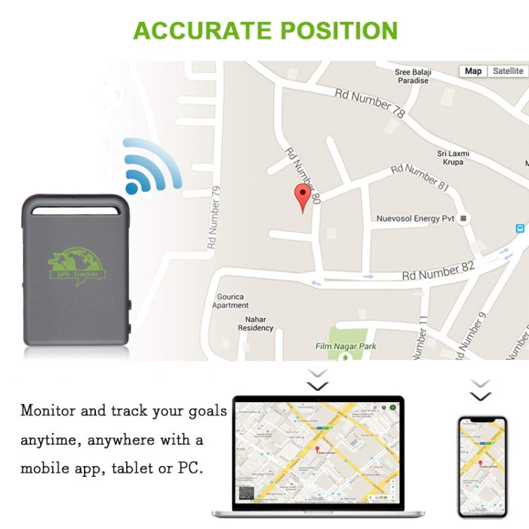 TK102-2 Vehicle GSM GPRS GPS Real Time Tracking Tracker Eurekaonline