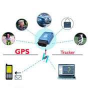 TK206 GPS OBD2 Real Time GSM Quad Band Anti-theft Vibration Alarm GSM GPRS Mini GPS Car Tracker (Black) Eurekaonline