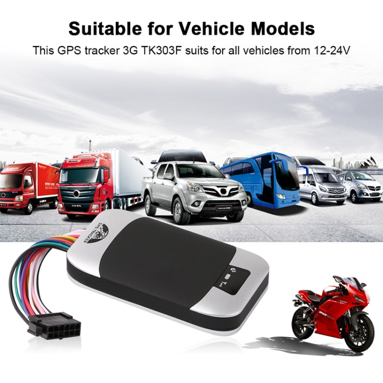 TK303F Car Truck Vehicle Tracking GSM GPRS GPS Tracker without Remote Control Eurekaonline