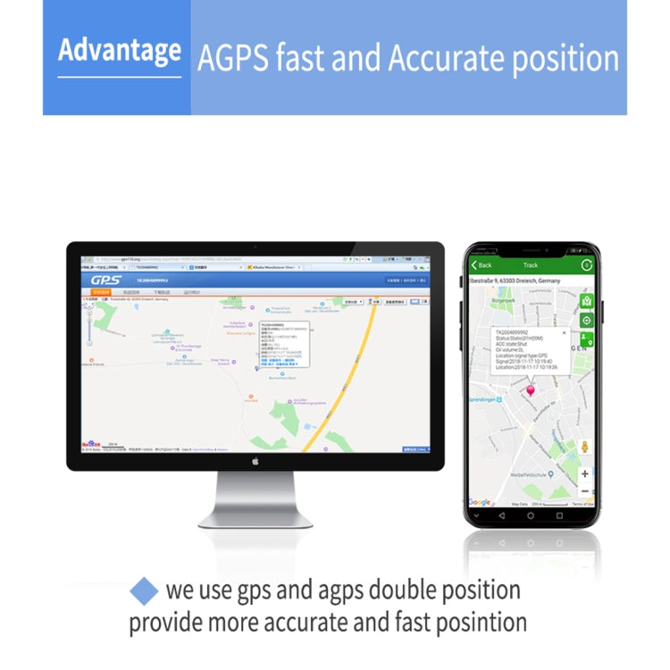 TK306 2G OBD II Realtime Car Truck Vehicle Tracking GSM GPRS GPS Tracker, Support AGPS Eurekaonline