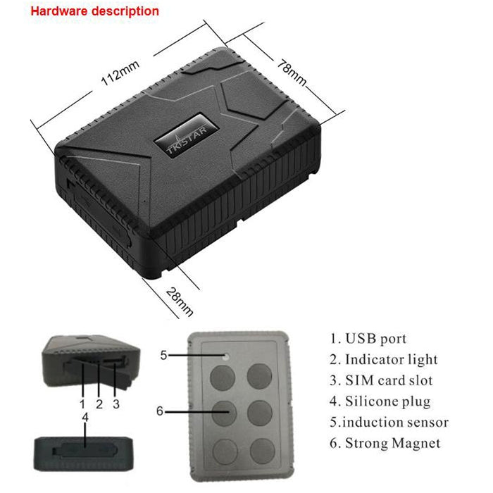 TK915 Magnetic Vehicle 2G GSM GPS Real Time Tracking Tracker Eurekaonline