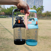 TKK Outdoor Fitness Large Capacity Portable Sports Water Cup, Capacity: 1400ML(Black) Eurekaonline
