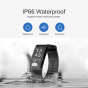 TLW T6 Fitness Tracker 0.96 inch OLED Display Wristband Smart Bracelet, Support Sports Mode / ECG / Heart Rate Monitor / Blood Pressure / Sleep Monitor (Black) Eurekaonline