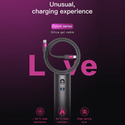 TOTUDESIGN BL-012 Dyson Series 3A USB to 8 Pin Silicone Data Cable for iPhone, iPad, Length: 1.2m(Purple Red) Eurekaonline