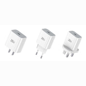 TOTUDESIGN CACQ-010 Glory Series 20W Type-C / USB-C Fast Charging Travel Charger Power Adapter, CN Plug(White) Eurekaonline