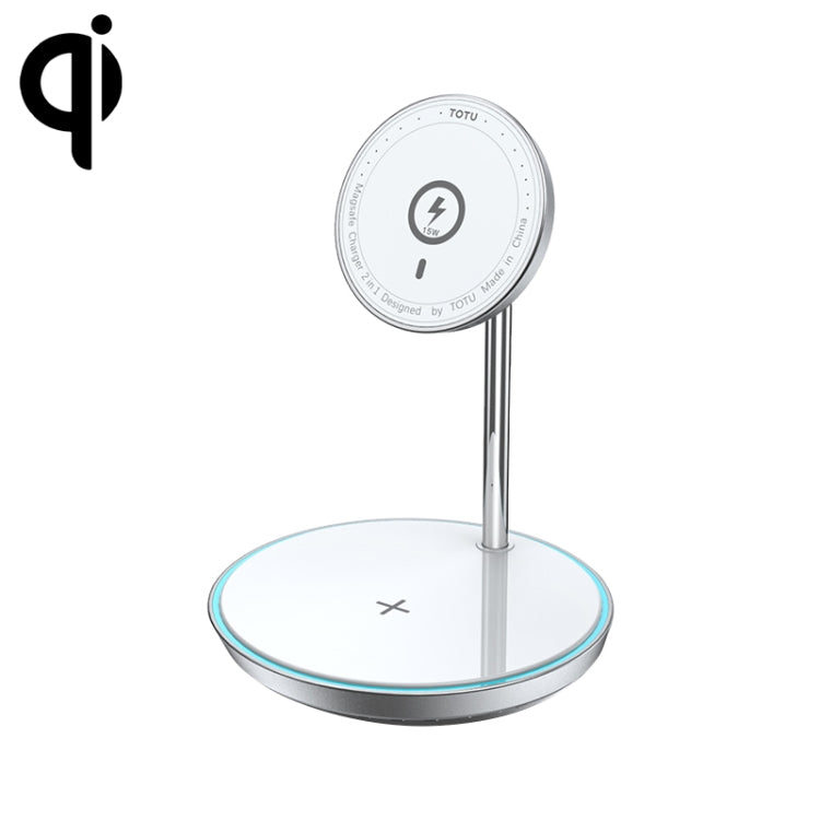 TOTUDESIGN CACW-057 Minimal Series 15W 2 in 1 Height Adjustable Magnetic Wireless Charger Eurekaonline