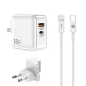 TOTUDESIGN HTY-0902000 Sharp Series Travel Charger Kit, EU Plug Eurekaonline