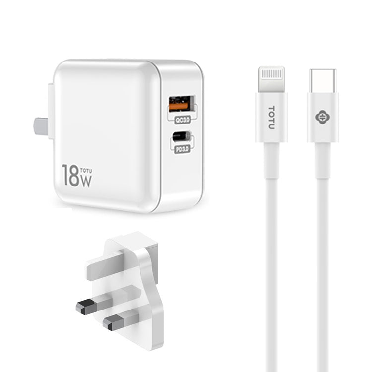 TOTUDESIGN HTY-0902000 Sharp Series Travel Charger Kit, UK Plug Eurekaonline