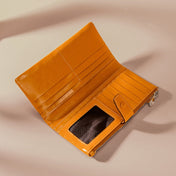TP-189 Oilskin Leather Multi-functional Zipper RFID Leather Wallet(Black) Eurekaonline
