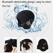 TR Ear-Covered Bluetooth Music Hat 5.0 Binaural Stereo Headphone Cap(Dark Gray) Eurekaonline